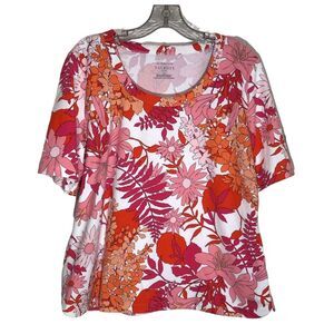 Talbots The Talbots Tee Short Sleeve Floral XLP